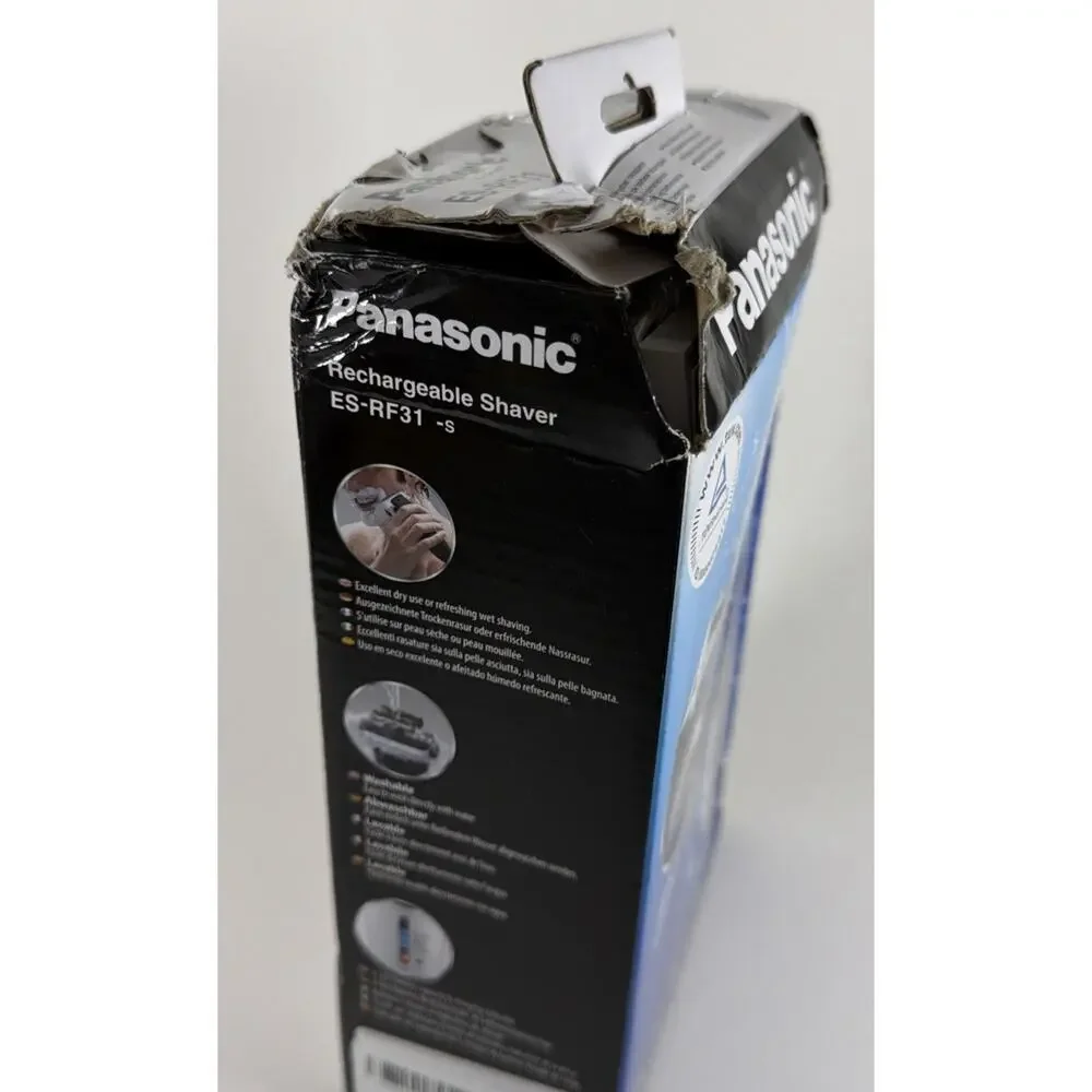 Panasonic ES-RF31 4 Blade Electric Shaver Wet & Dry - Open Box - Read